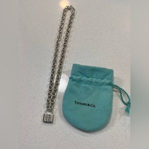 Tiffany & Co. Sterling Silver Lock Necklace